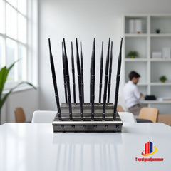12 Antennas WIFI GPS LOJACK UHF VHF Cell Phone signal jammer