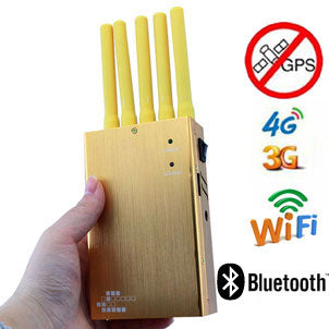 Portable 24 Antennas Signal Jamm Ers Shields GPS Wi Fi Bluetooth