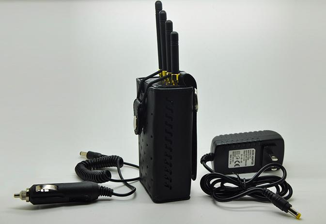 4 Antenna Portable CDMA GSM 3G Cell Phone Jammer