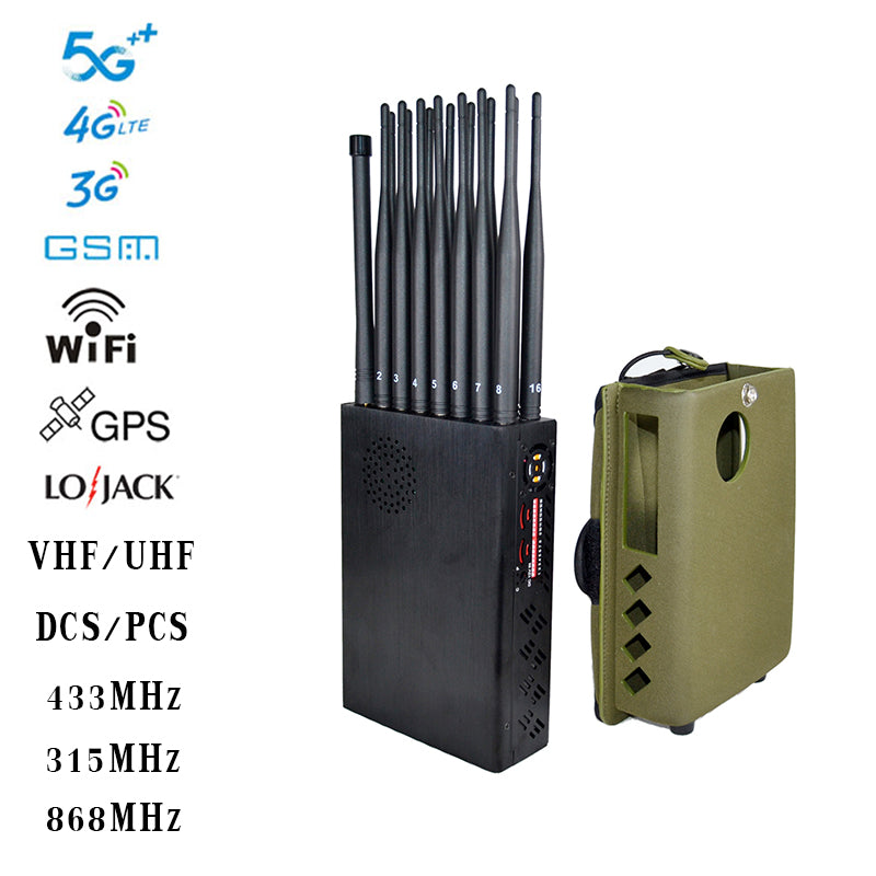 How does the cell phone signal jammer pass through the wall?