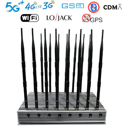 How to design a network jammer solution for multiple conference rooms?