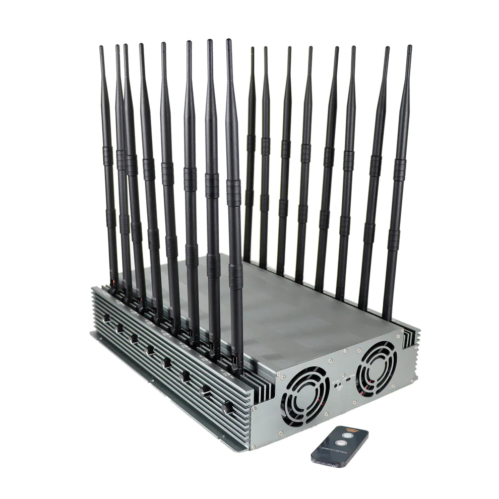 What are the advantages of an inbuilt mobile phone signal blocker over an external mobile phone signal blocker?