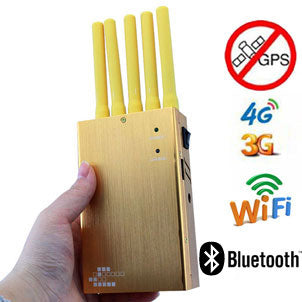 Portable GPS Jammer--Anti Tracking Locator