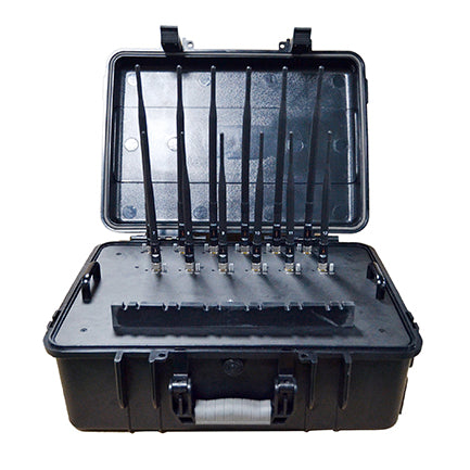 Mobile phone signal jammer installation and use environment test case
