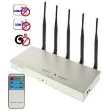 Does the full-band signal jammer affect the wireless Internet access of the laptop?