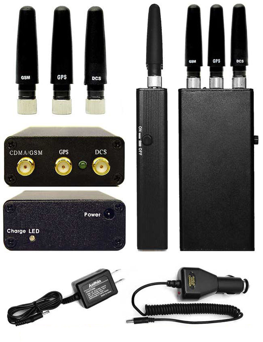 Function characteristics and operation method of signal jammer in examination room