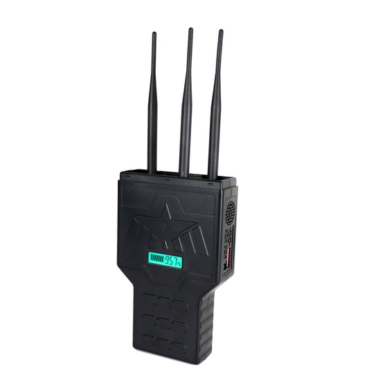 How to test the shielding distance of the full-band signal jammer?