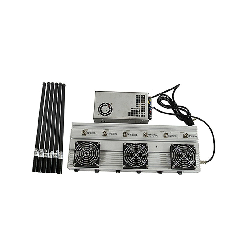 6 Antennas GSM 3G 4G and WiFi Signal jammer comes with two types of antennas