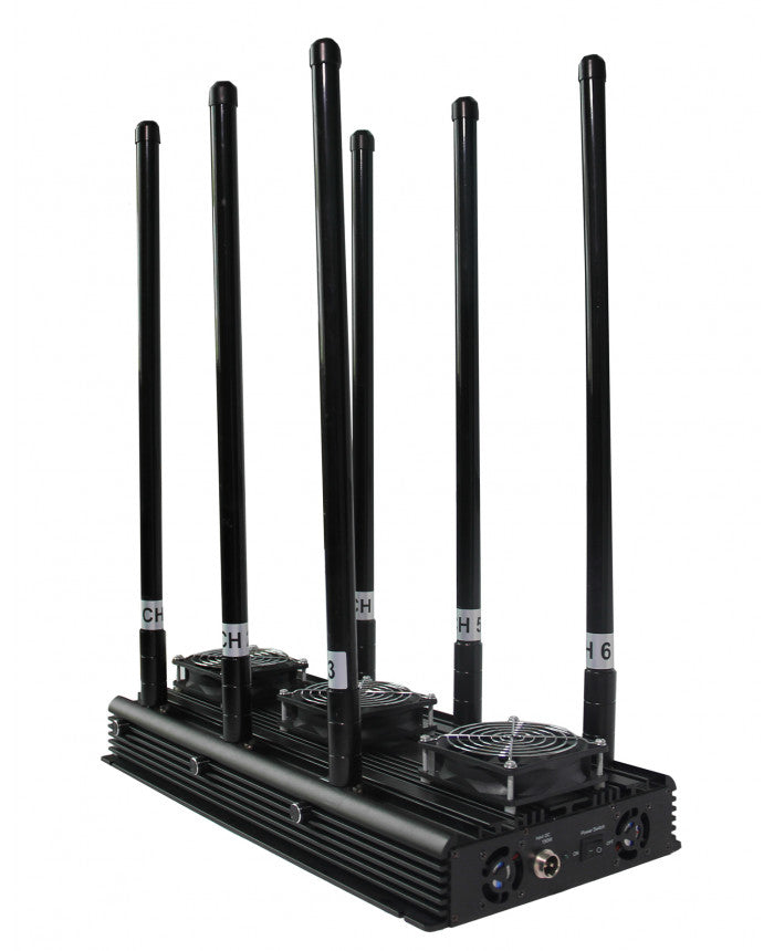 135W Desktop 4G Cell Phone Signal Jammer for Prison T-US-06-8