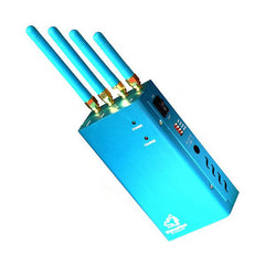 Portable Blue GPS Tracker Signal Jammer for All Navigation signal