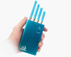 Portable Blue GPS Tracker Signal Jammer for All Navigation signal