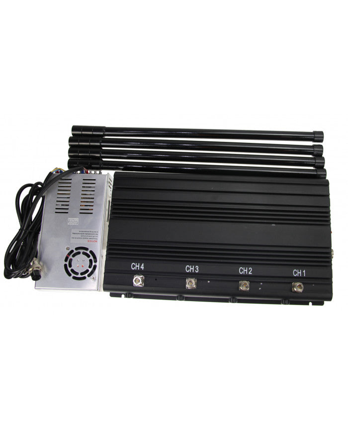 Stationary High Power 4 Antennas GSM Signal Jammer