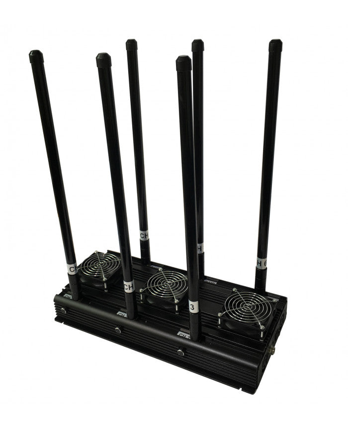 135W Desktop 4G Cell Phone Signal Jammer for Prison T-US-06-8