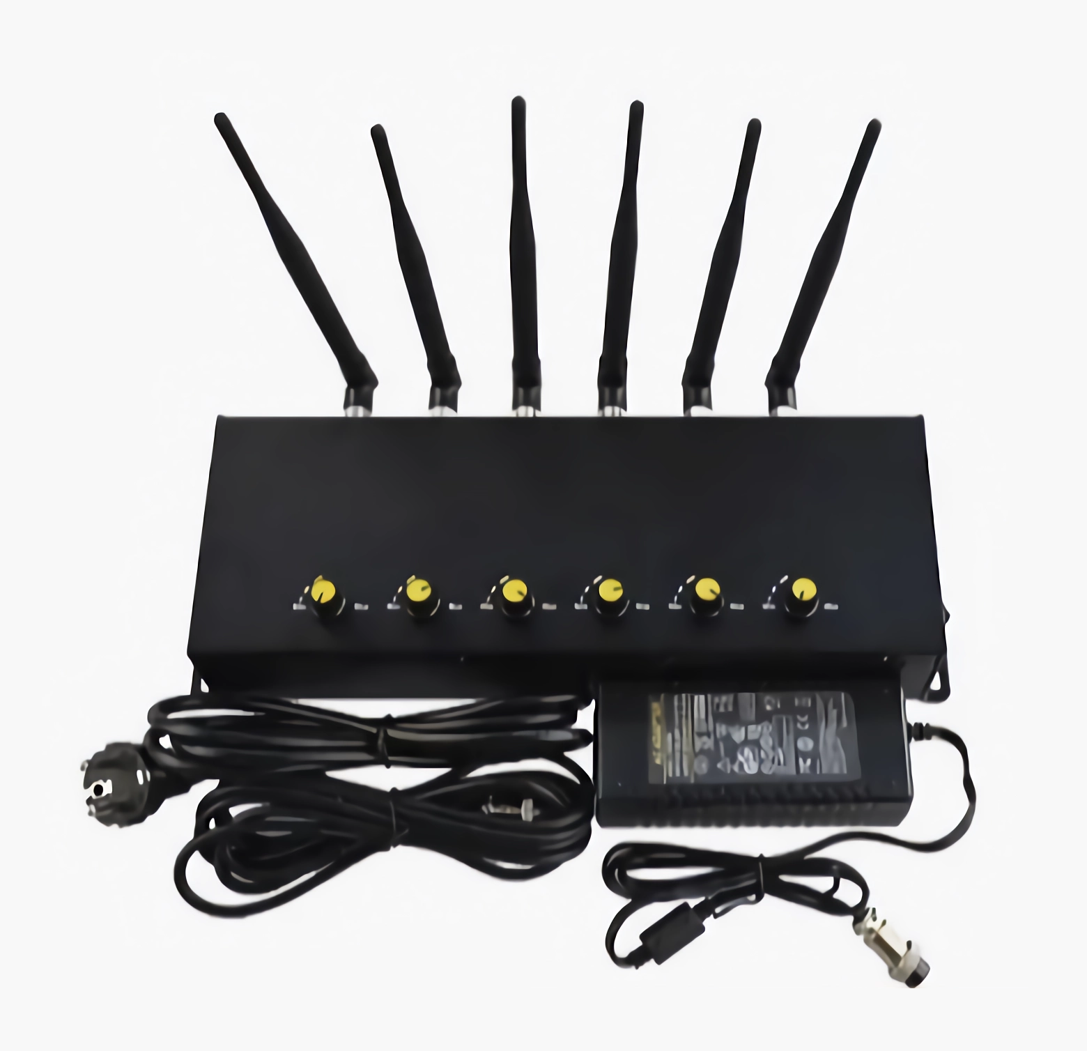 Desktop 6 bands 4G Cellular Phone Signal Jammer