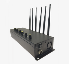 Desktop 6 bands 4G Cellular Phone Signal Jammer