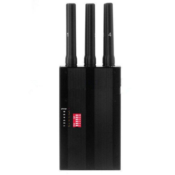 Portable Mobile Phone Jammer Block GSM 3G 4G GPS WIFI Signal