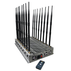 World first all-in-one powerful cell phone 5G GPS UHF VHF WIFI jammer