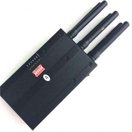 Portable Mobile Phone Jammer Block GSM 3G 4G GPS WIFI Signal