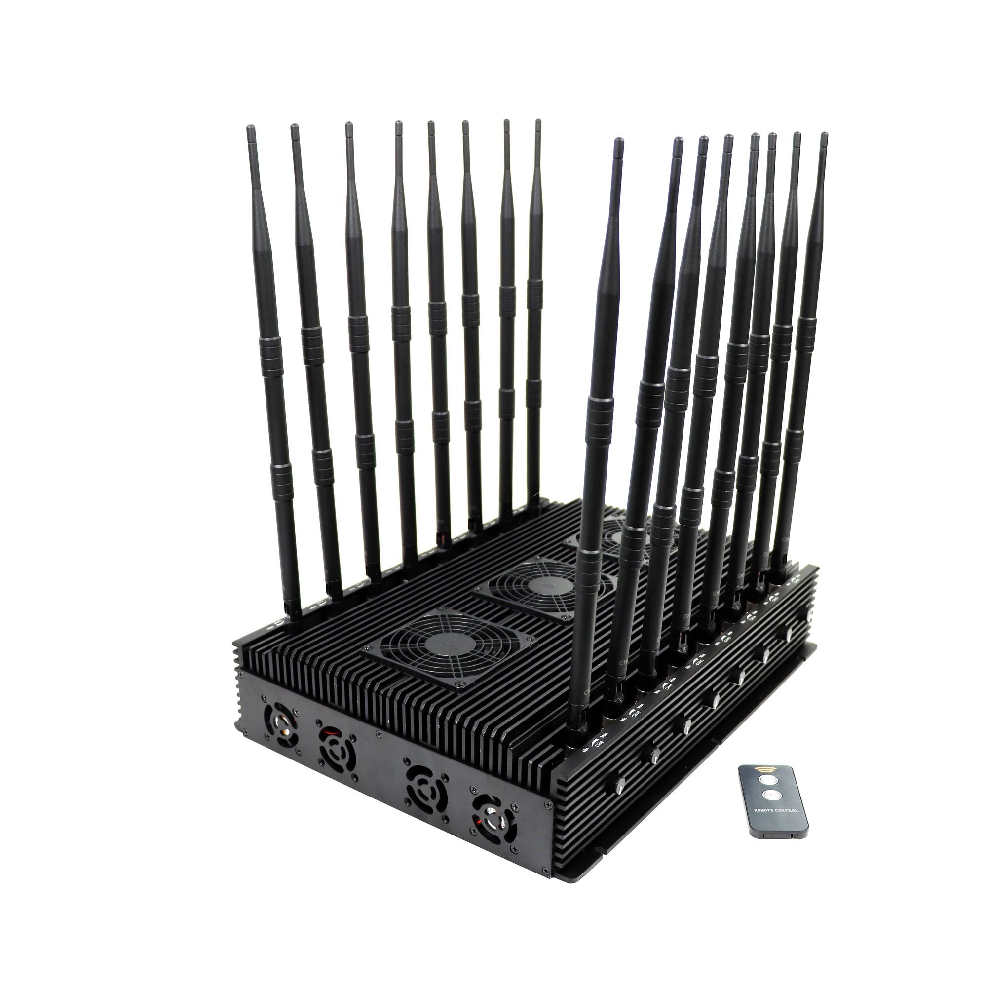 16 Antenna Full Band Mobile WIFI GPS LOJACK Phone UHF VHF Jammer