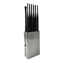 12 Antennas Power Portable Mobile Phone Signal Jammer LOJACK GPS Wi-Fi RF Signals Blocker