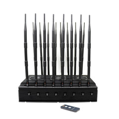 16 Antenna Full Band Mobile WIFI GPS LOJACK Phone UHF VHF Jammer