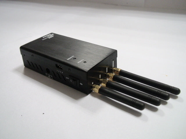 4 Antenna Portable CDMA GSM 3G Cell Phone Jammer