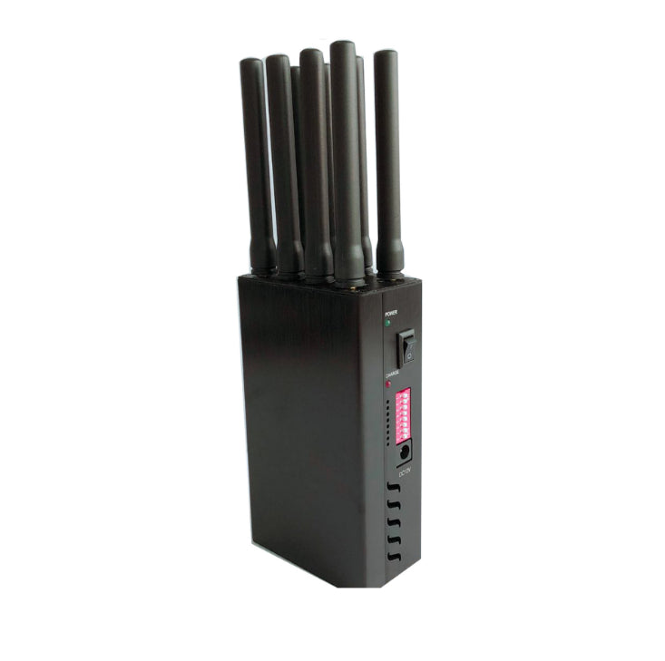 8 Bands Portable WiFi Jammer Cell Phone Jammer GPS Anti Tracking