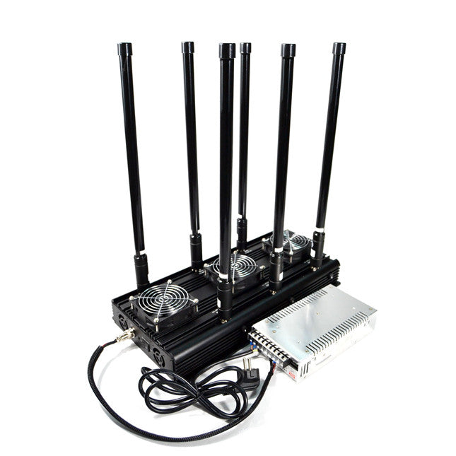 Multiple Frequencies 12 Bands Desktop Cell Phone Signal Jammer 